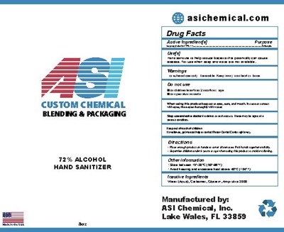 ASI 8oz Sanitizer.jpg label - ASI 8oz Sanitizer